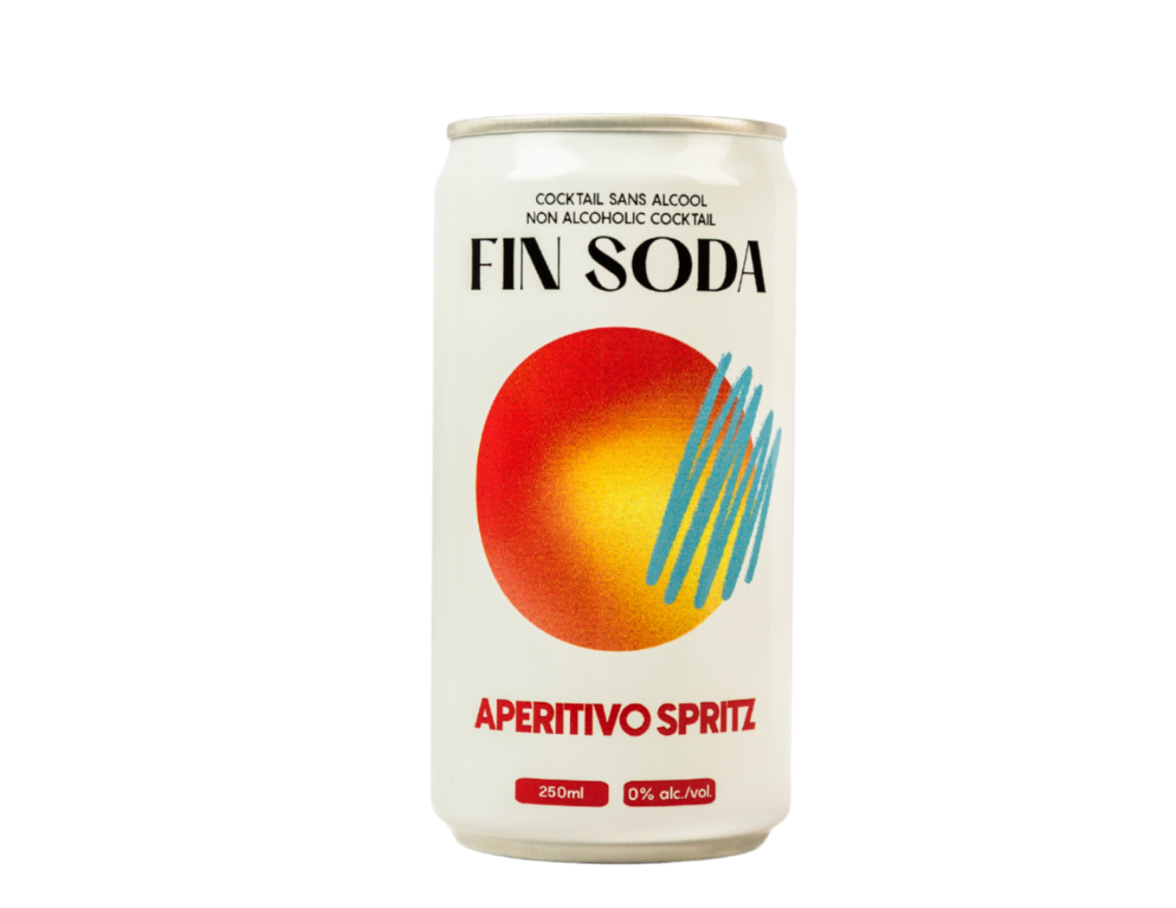 Can of Fin Soda Aperitivo Spritz on a white background