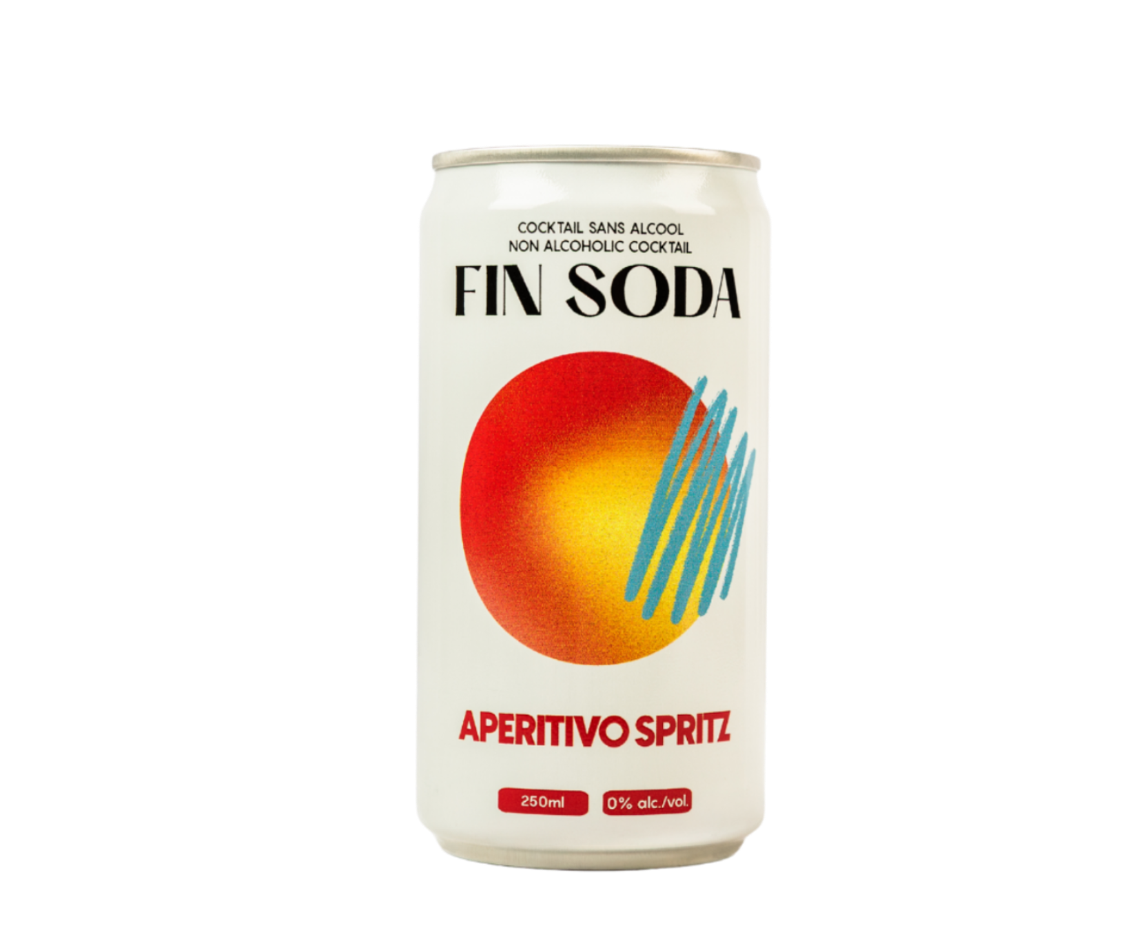 Can of Fin Soda Aperitivo Spritz on a white background