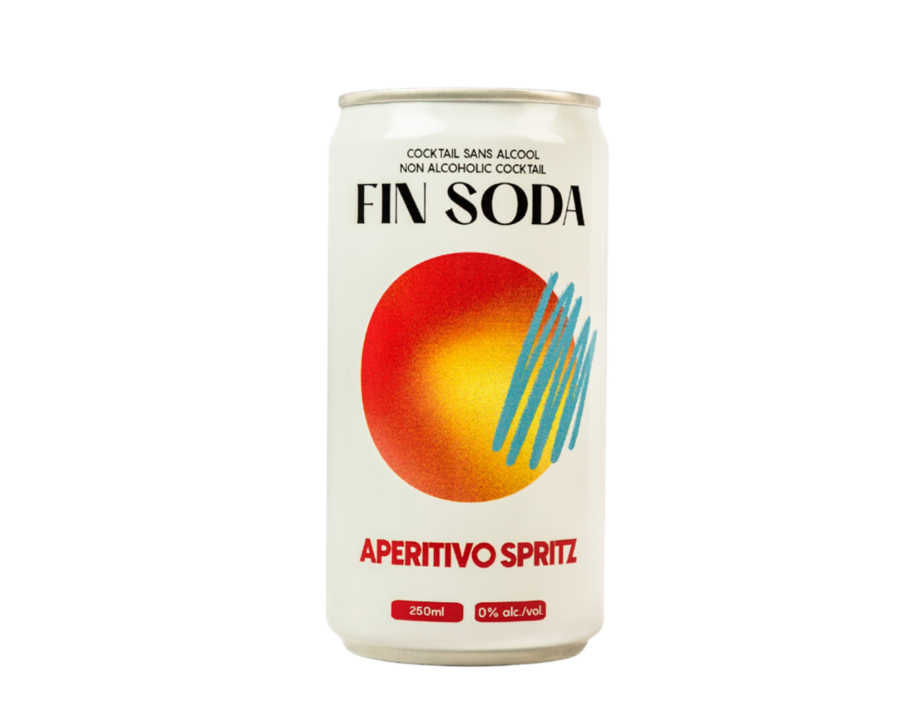 Can of Fin Soda Aperitivo Spritz on a white background