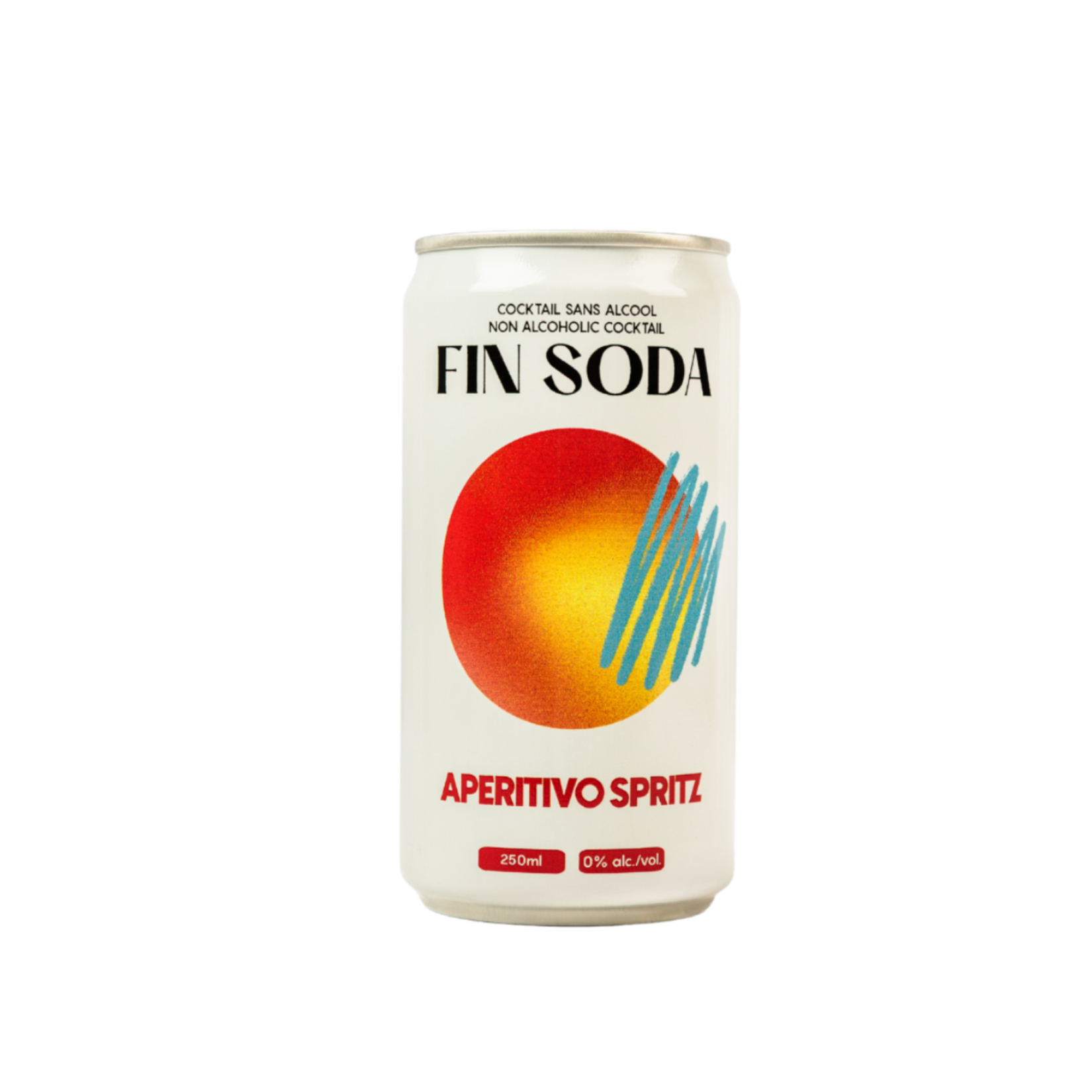 Can of Fin Soda Aperitivo Spritz on a white background