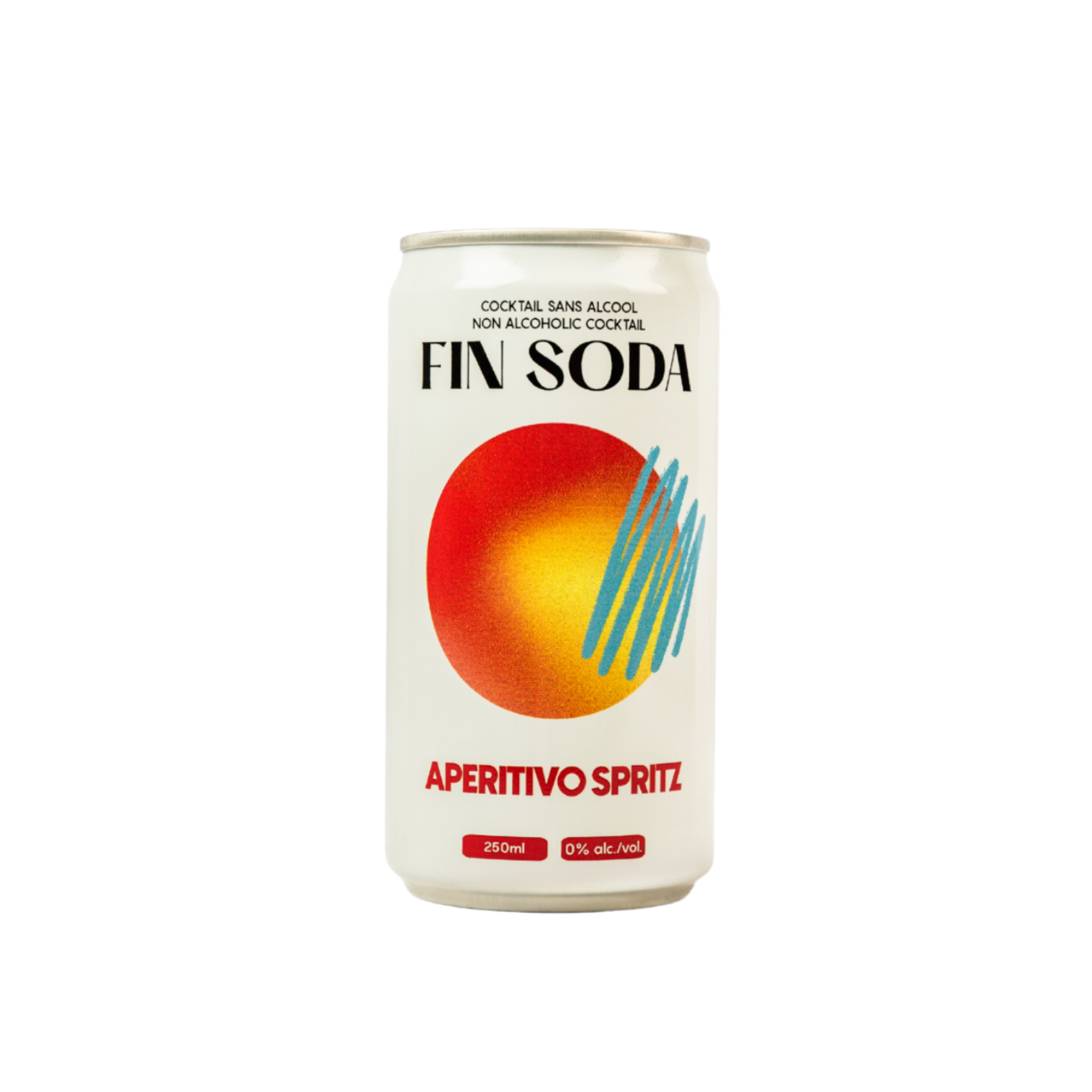 Can of Fin Soda Aperitivo Spritz on a white background